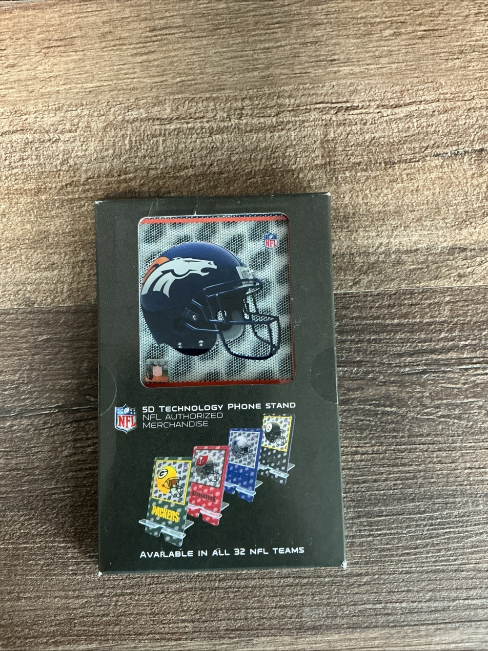 NFL Denver Broncos Black and Orange Phone Stand